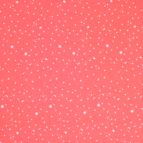 Coup De Soleil Corail – Tula Pink clats Spatiaux Fort De Pleine Lune II Tissu par Free Spirit