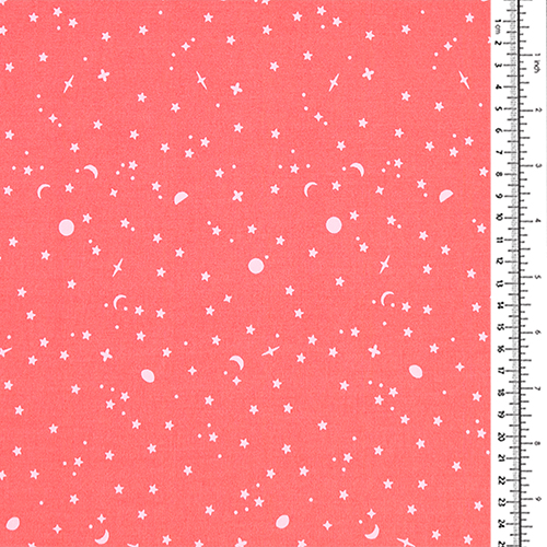 Coup De Soleil Corail – Tula Pink Éclats Spatiaux Forêt De Pleine Lune II 1