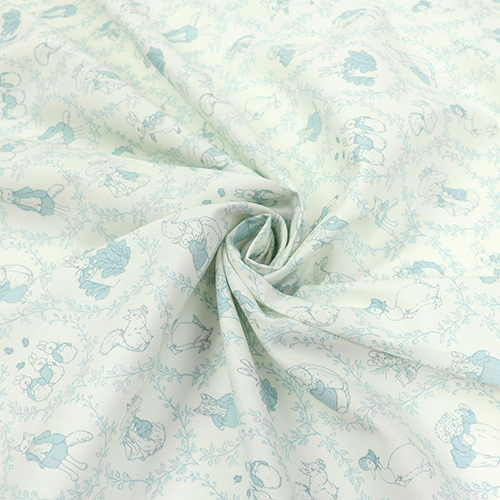 Peter Rabbit & Friends Toile Damast Hase Ente 2