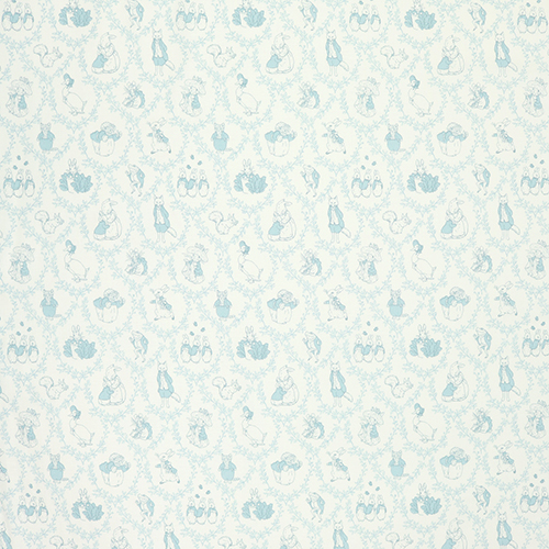 Peter Rabbit & Friends Toile Damast Hase Ente 5