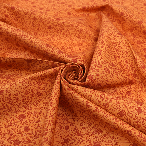 Orange Pumpkin Floral Happy Fall Days 2