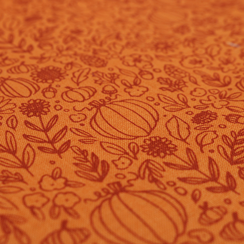 Orange Pumpkin Floral Happy Fall Days 5