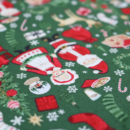 Santa & Mrs. Claus Green Charming Christmas 5