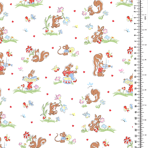 Whimsical Animal Musical Love Notes 1