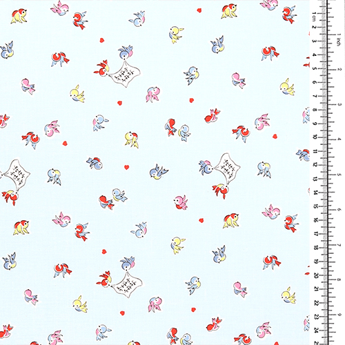 Whimsical Songbirds Sky Love Notes 1