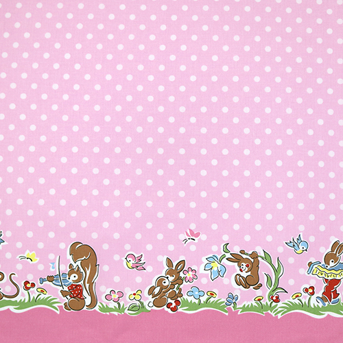 Whimsical Animals Border Dots Love Notes
