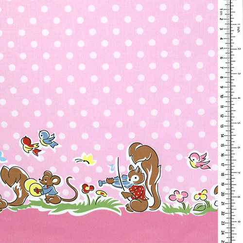 Whimsical Animals Border Dots Love Notes 1