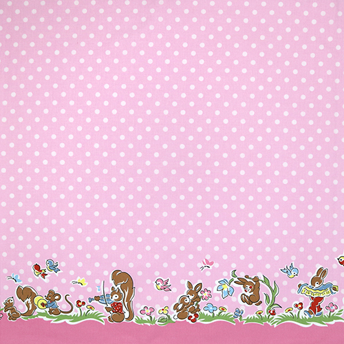 Whimsical Animals Border Dots Love Notes 4