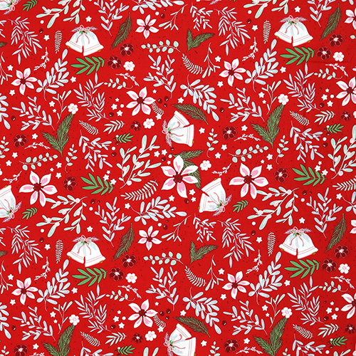 Follaje Invernal Vintage De Navidad Con Campanas 4