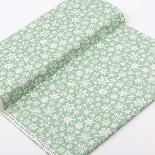 Vintage Snowflakes Christmas Speckled Dot 3