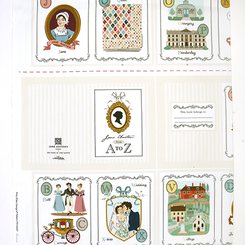 Jane Austen A-Z Soft Book Panel