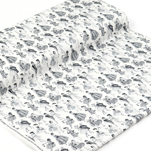 Moda Vintage Barbie En Blanco Y Negro Tonal 3