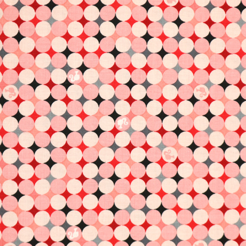 Barbie Vintage Pony Tail Retro Sparkle Dots Pink