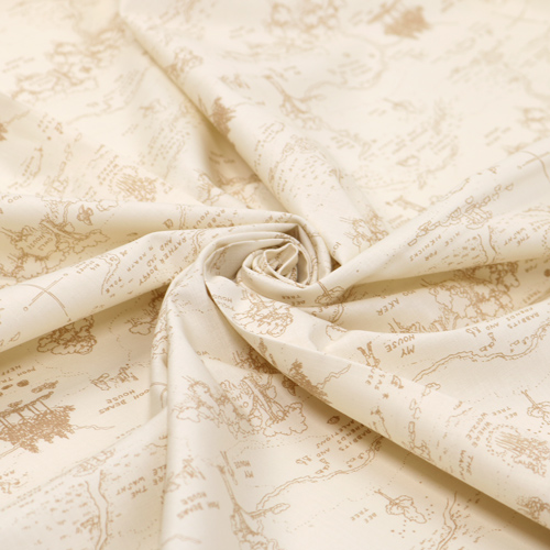 Winnie The Pooh Mappa Del Bosco Dei Cento Acri Color Crema 2