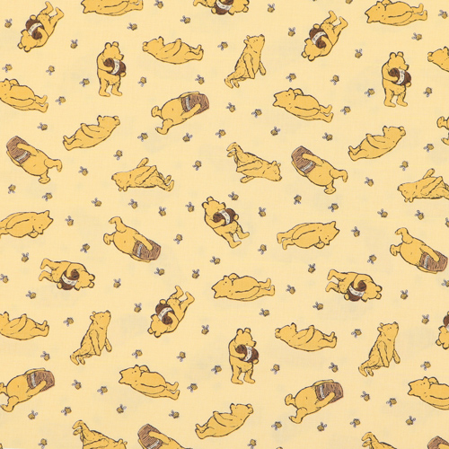 Winnie Puuh Leckerer Honig Sonnenschein Stoff von Riley Blake
