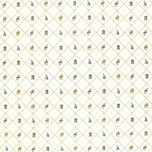 Peter Rabbit Benjamin Bunny Joli Treillis Cr�me 4