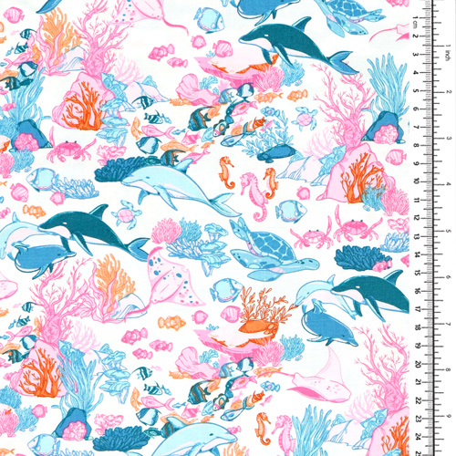 R�cif Vie Oc�an Dauphins Poisson Corail Multi 1