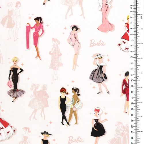 Moda Glamour Vintage Barbie En Blush 1