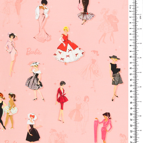 Moda Glamour Vintage Barbie En Rosa 1