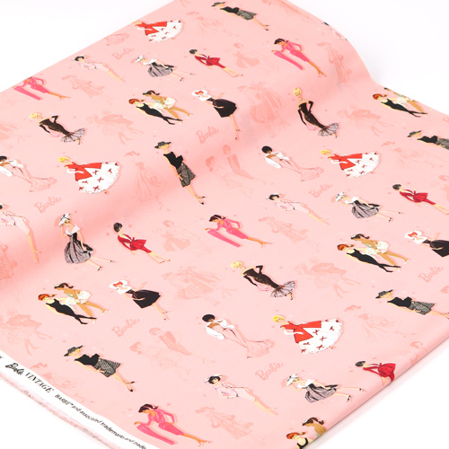 Moda Glamour Vintage Barbie En Rosa 3