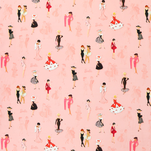 Moda Glamour Vintage Barbie En Rosa 4