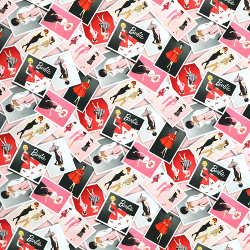 Colección Sesión De Fotos Barbie Vintage Tela de Riley Blake