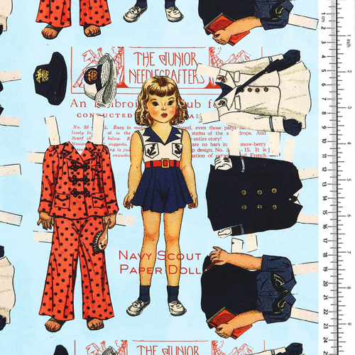 Sew America Vintage Navy Scout Paper Doll Blue 1