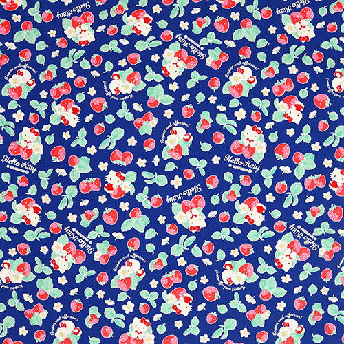 Hello Kitty いちご柄クラフトテープ 30mm 15m Hello Kitty いちご柄クラフトテープ 30mm 15m