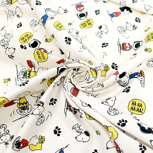 Snoopy Charlie Brown Paw Pad Fabric by Sanrio - modeS4u