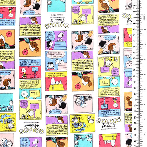Snoopy Comicbuch in Pastellfarben 1