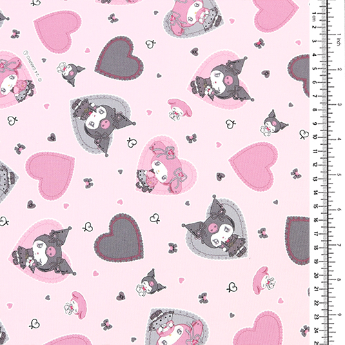 My Melody Kuromi Dolly Ribbon Heart 1