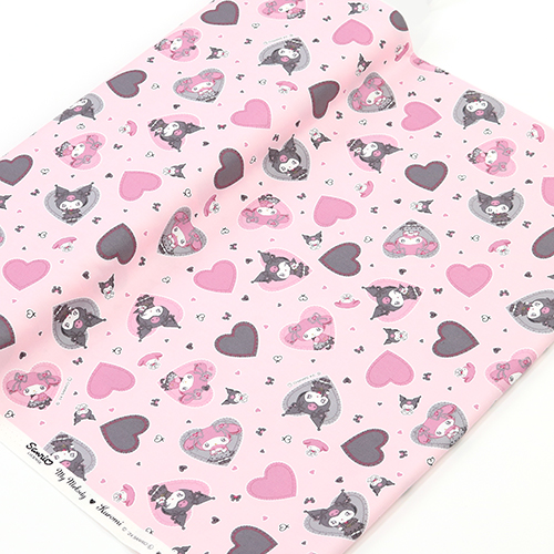 My Melody Kuromi Dolly Ribbon Heart 3