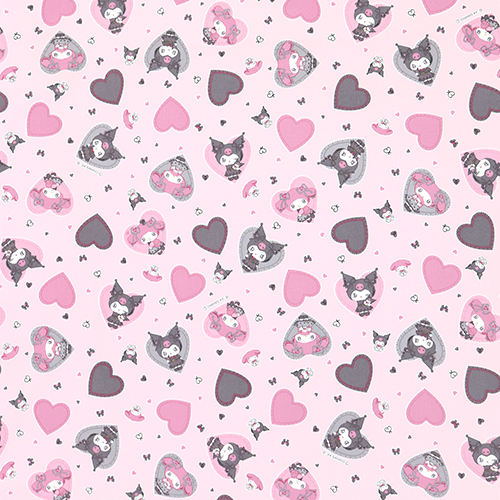 My Melody Kuromi Dolly Ribbon Heart 4