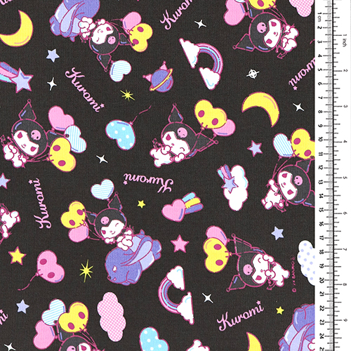 Kuromi Cuore Palloncini Arcobaleni Stelle Luna 1