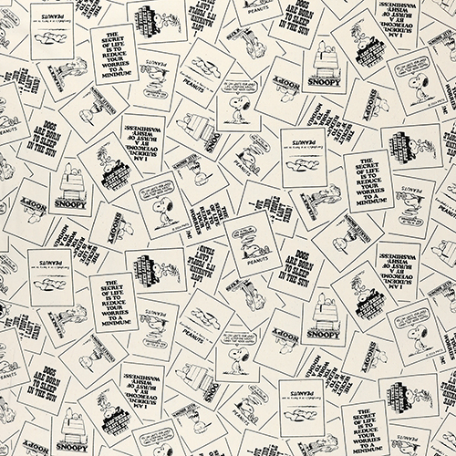 Snoopy Zitatkarten 75. Jubiläum Naturfarben 4