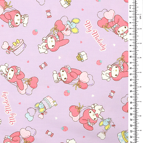 Meine Melody Herz Geschenk Ballon Lila 1