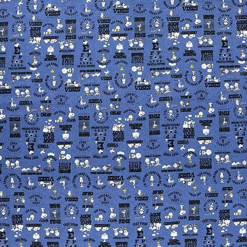 Snoopy 75. Güte Comic-Zitate Jeansstoff 4