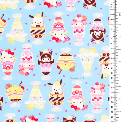 Parfait Sundae De Pud�n Con Mezcla De Personajes Sanrio 1