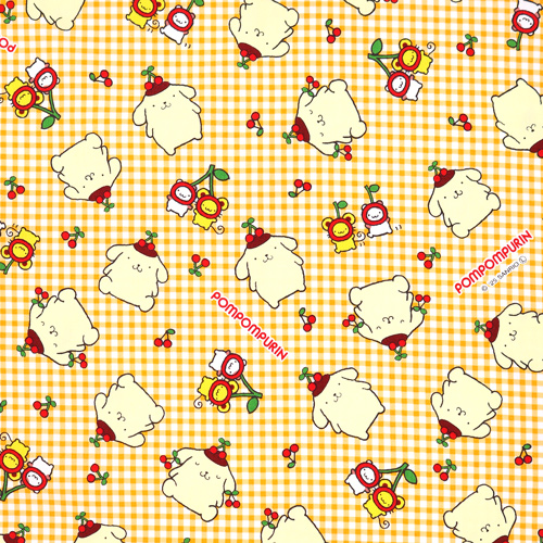 Pom Pom Purin Pique-Nique Cerises Vichy
