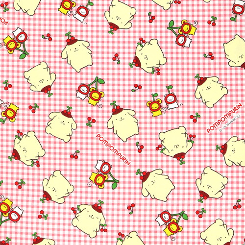 Pom Pom Purin Pique-Nique Cerises Vichy