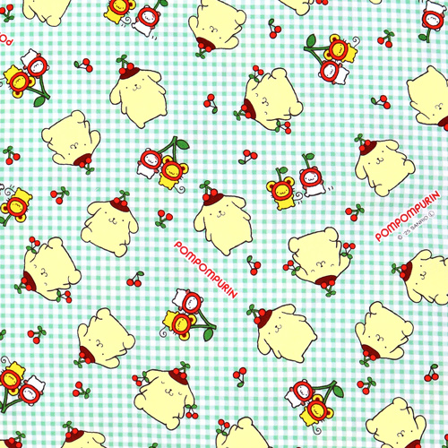 Pom Pom Purin Pique-Nique Cerises Vichy