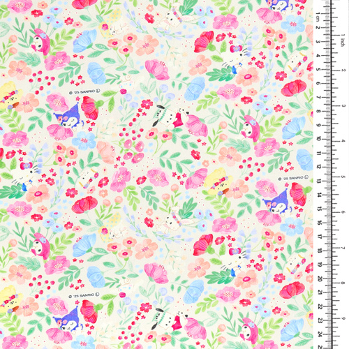 Sanrio Character Cottage Garden Floral 1