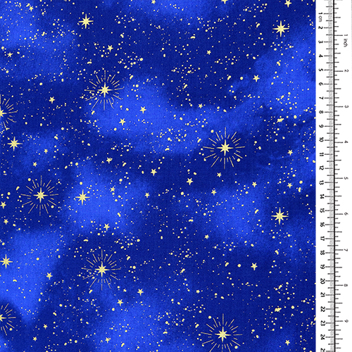 Cielo Stellato Cosmo Galassia Fabric by Timeless Treasures