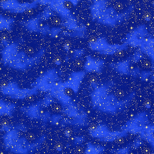 Cielo Stellato Cosmo Galassia Fabric by Timeless Treasures
