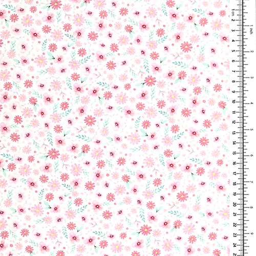 Tiny Bunny Florals Ditsy Flowers Fabric by Timeless Treasures - modeS4u