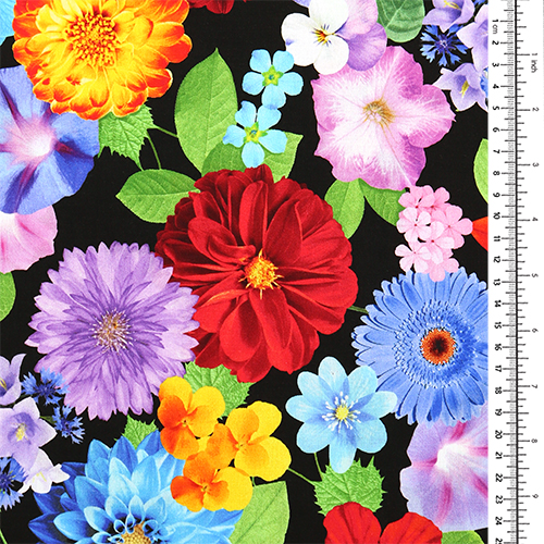 Lebendige Realistische Sommerblumen Wildblume 1