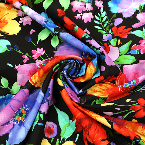 Grandes Fleurs Peintes Lumineuses Fleurs Arc-en-ciel 2