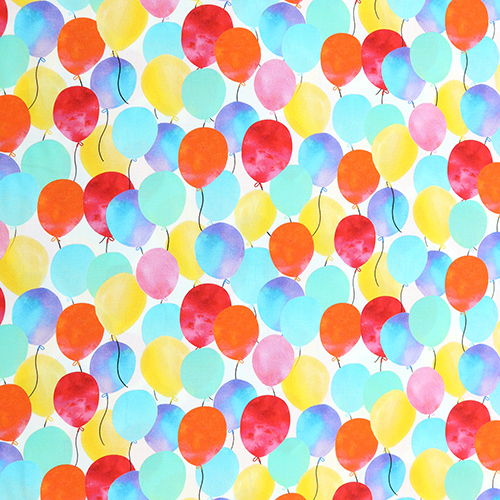 Ballons de Fte Colors Doux Pastel Tissu par Timeless Treasures