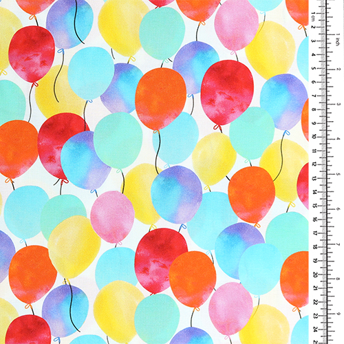 Bunte Partyballons Pastellhell 1