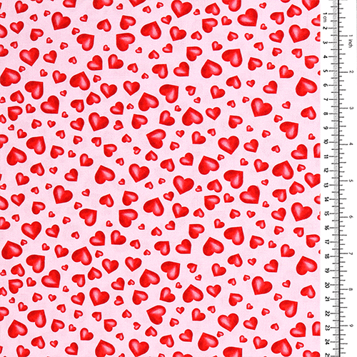 Rote Valentins-Liebe-Herzen Überall 1